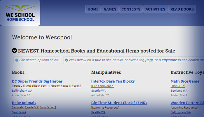 WeSchool Buy and Sell